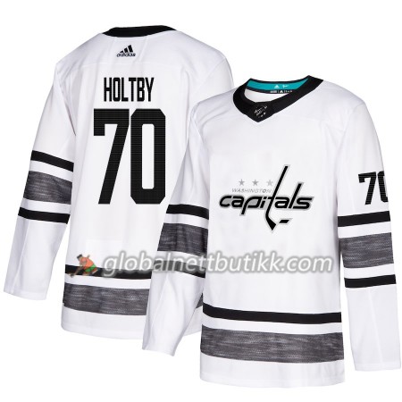 Washington Capitals Hockeydrakt Braden Holtby 70 Hvit 2019 NHL All-Star Adidas Authentic - Herre